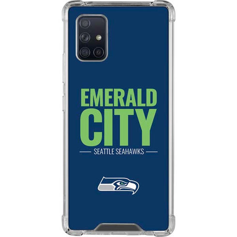 NFL Seattle Seahawks Team Motto Galaxy A71 5G Clear Case