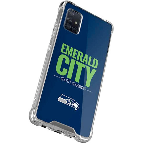 NFL Seattle Seahawks Team Motto Galaxy A71 5G Clear Case