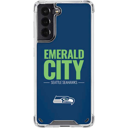 NFL Seattle Seahawks Team Motto Galaxy S21 5G Clear Case