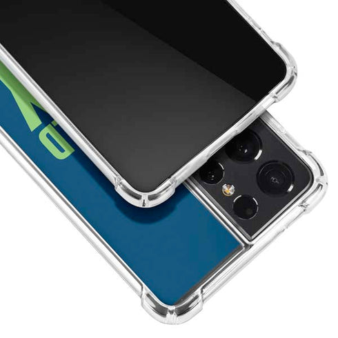 NFL Seattle Seahawks Team Motto Galaxy S21 Ultra 5G Clear Case