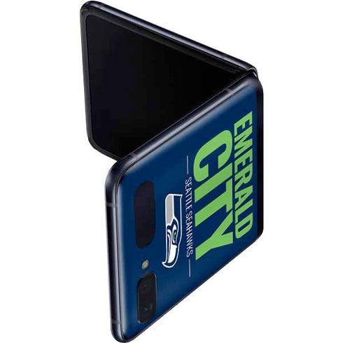 NFL Seattle Seahawks Team Motto Galaxy Z Flip Skin