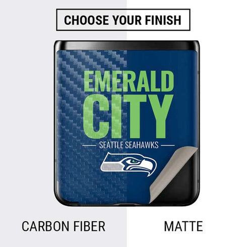 NFL Seattle Seahawks Team Motto Galaxy Z Flip Skin