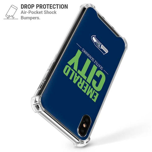 NFL Seattle Seahawks Team Motto iPhone X/XS Clear Case