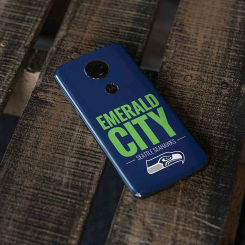 NFL Seattle Seahawks Team Motto Moto E5 Plus Skin