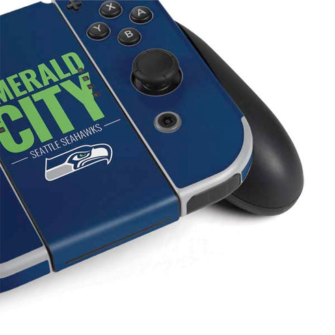 NFL Seattle Seahawks Team Motto Nintendo Switch OLED (2021) Skin