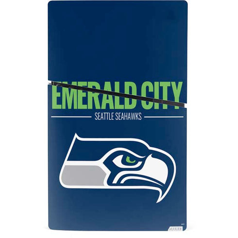 NFL Seattle Seahawks Team Motto PS5 Slim Digital Edition Console Skin