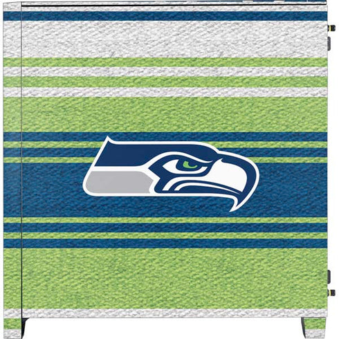 NFL Seattle Seahawks Trailblazer Corsair 4000D Tempered Glass Mid-Tower ATX Case Skin