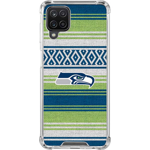 NFL Seattle Seahawks Trailblazer Galaxy A12 Clear Case