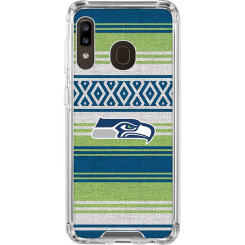 NFL Seattle Seahawks Trailblazer Galaxy A30 Clear Case