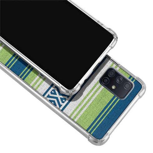 NFL Seattle Seahawks Trailblazer Galaxy A71 5G Clear Case