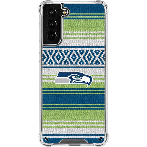 NFL Seattle Seahawks Trailblazer Galaxy S21 Plus 5G Clear Case