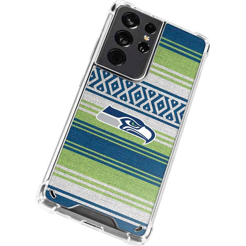 NFL Seattle Seahawks Trailblazer Galaxy S21 Ultra 5G Clear Case