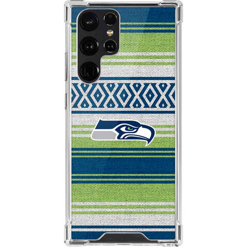NFL Seattle Seahawks Trailblazer Galaxy S22 Ultra Clear Case