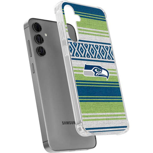 NFL Seattle Seahawks Trailblazer Galaxy S24 Plus Clear Case