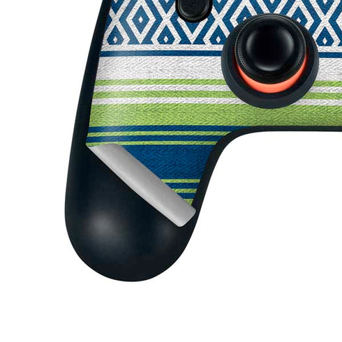 NFL Seattle Seahawks Trailblazer Google Stadia Controller Skin