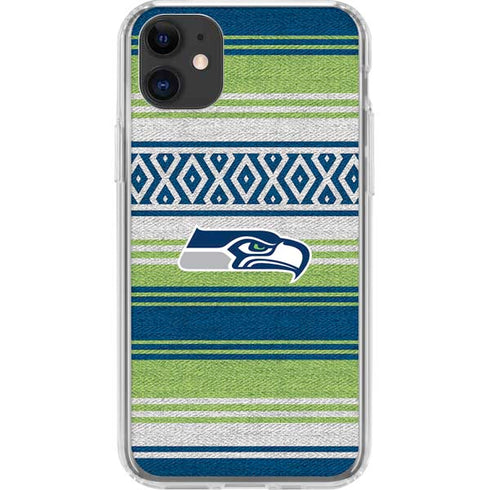 NFL Seattle Seahawks Trailblazer iPhone 11 Clear Case