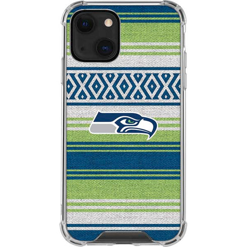 NFL Seattle Seahawks Trailblazer iPhone 13 Mini Clear Case