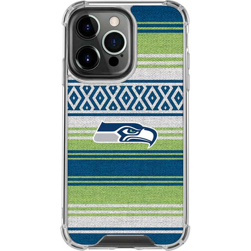 NFL Seattle Seahawks Trailblazer iPhone 14 Pro Clear Case