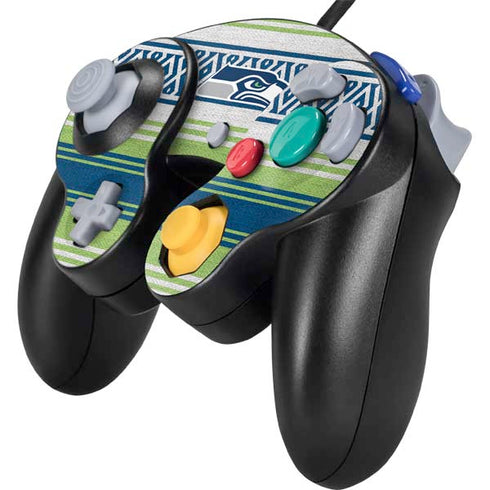 NFL Seattle Seahawks Trailblazer Nintendo GameCube Controller Skin