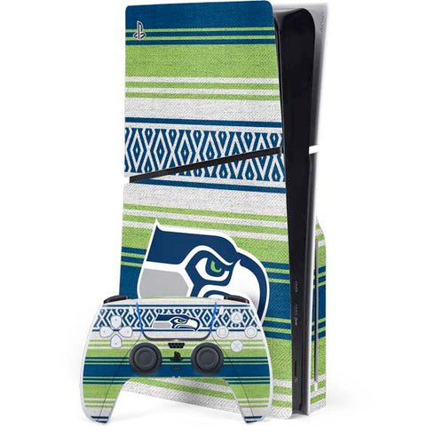 NFL Seattle Seahawks Trailblazer PS5 Slim Disk Bundle Skin