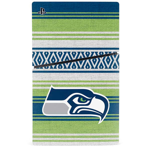 NFL Seattle Seahawks Trailblazer PS5 Slim Digital Edition Console Skin