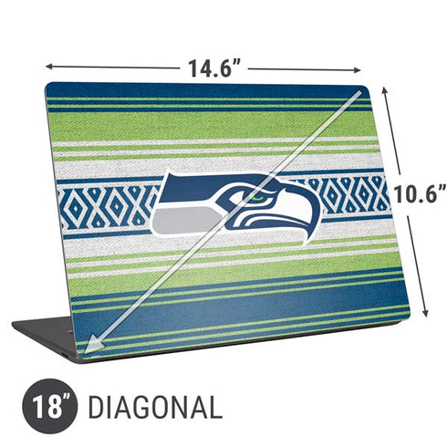 NFL Seattle Seahawks Trailblazer Universal Laptop 18in (14.6 x 10.6in) Skin