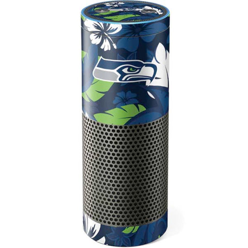 NFL Seattle Seahawks Tropical Print Amazon Echo Skin