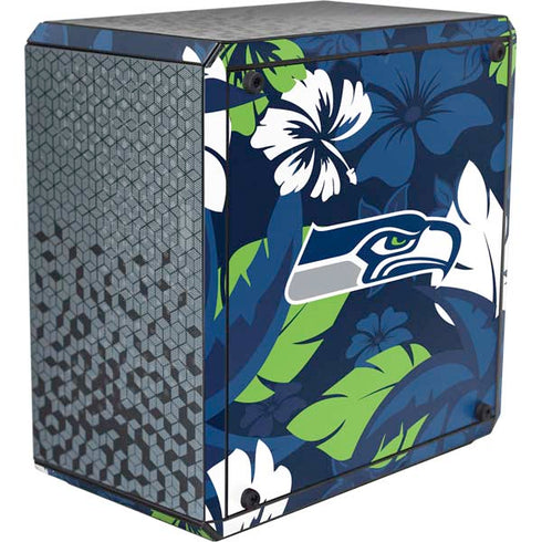 NFL Seattle Seahawks Tropical Print Cooler Master MasterBox Q300L Mini Tower Skin