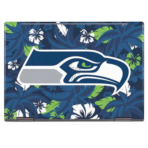 NFL Seattle Seahawks Tropical Print HP Envy Skin