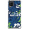 NFL Seattle Seahawks Tropical Print Galaxy A12 Clear Case