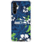 NFL Seattle Seahawks Tropical Print Galaxy A54 5G Clear Case