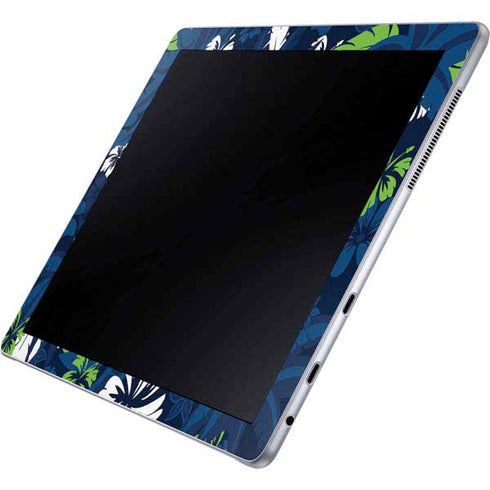 NFL Seattle Seahawks Tropical Print Galaxy Book 12in Skin