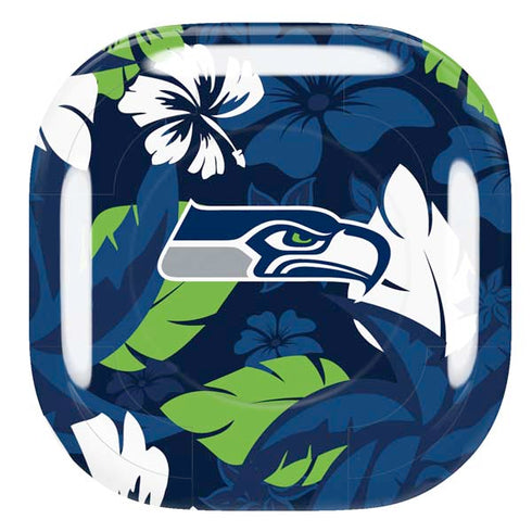 NFL Seattle Seahawks Tropical Print Galaxy Buds Pro Skin