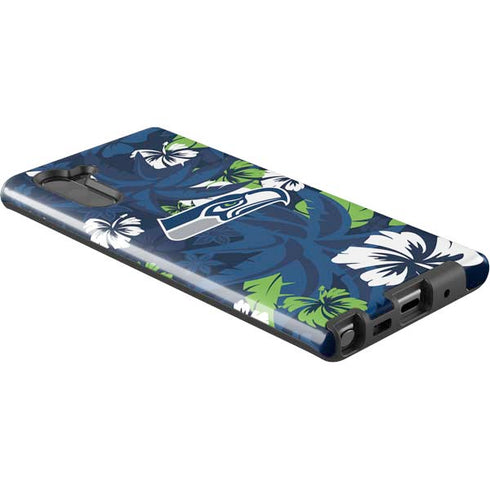 NFL Seattle Seahawks Tropical Print Galaxy Note 10 Pro Case