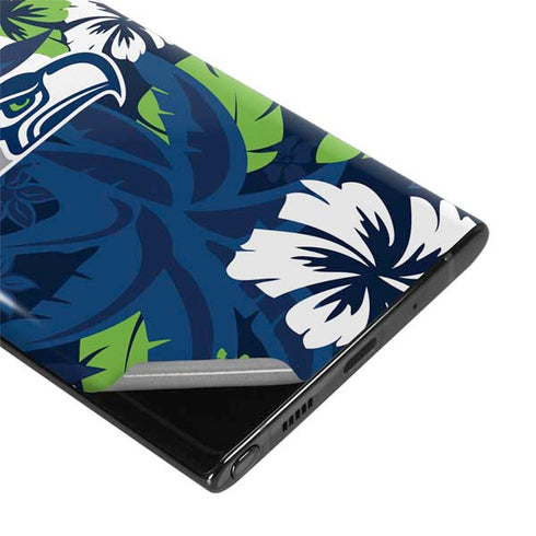NFL Seattle Seahawks Tropical Print Galaxy Note 10 Skin