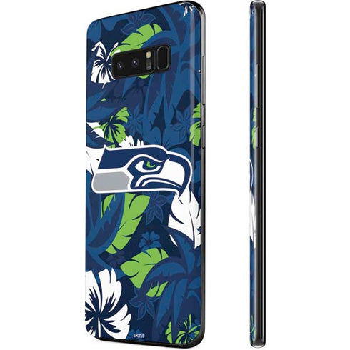 NFL Seattle Seahawks Tropical Print Galaxy Note 8 Skin