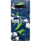 NFL Seattle Seahawks Tropical Print Galaxy S10 Plus Skin