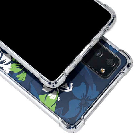 NFL Seattle Seahawks Tropical Print Galaxy S20 FE Clear Case