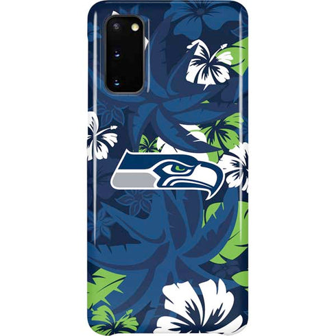 NFL Seattle Seahawks Tropical Print Galaxy S20 Lite Case
