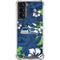 NFL Seattle Seahawks Tropical Print Galaxy S21 5G Clear Case