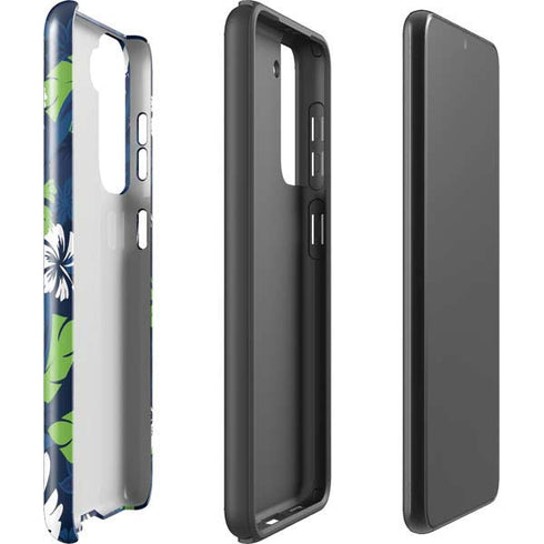 NFL Seattle Seahawks Tropical Print Galaxy S21 Plus 5G Pro Case
