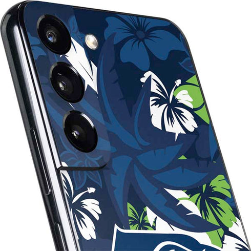 NFL Seattle Seahawks Tropical Print Galaxy S22 Plus Skin