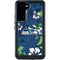 NFL Seattle Seahawks Tropical Print Galaxy S23 Plus Waterproof Case