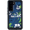 NFL Seattle Seahawks Tropical Print Galaxy S23 Waterproof Case