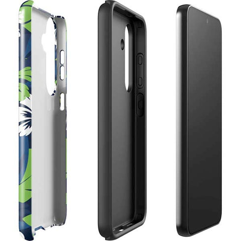 NFL Seattle Seahawks Tropical Print Galaxy S24 Plus Impact Case
