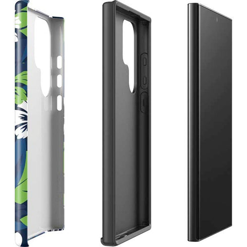 NFL Seattle Seahawks Tropical Print Galaxy S24 Ultra Impact Case