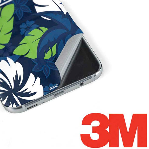 NFL Seattle Seahawks Tropical Print Galaxy S8 Skin
