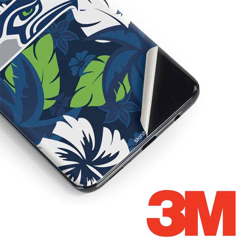 NFL Seattle Seahawks Tropical Print Galaxy S9 Plus Skin