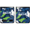 NFL Seattle Seahawks Tropical Print Galaxy Z Flip Skin