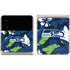NFL Seattle Seahawks Tropical Print Galaxy Z Flip3 5G Skin